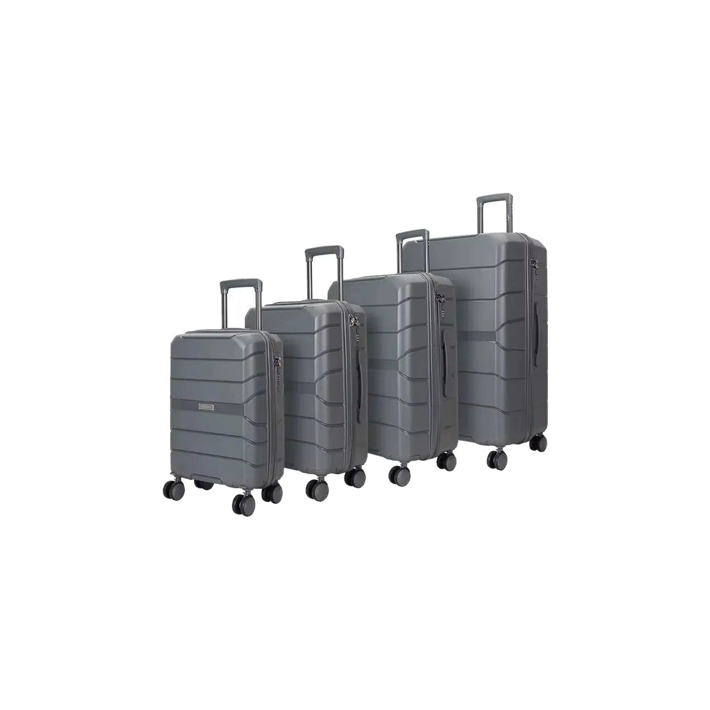 4 Valises Trolley OMASKA - vue 2 sur fond blanc
