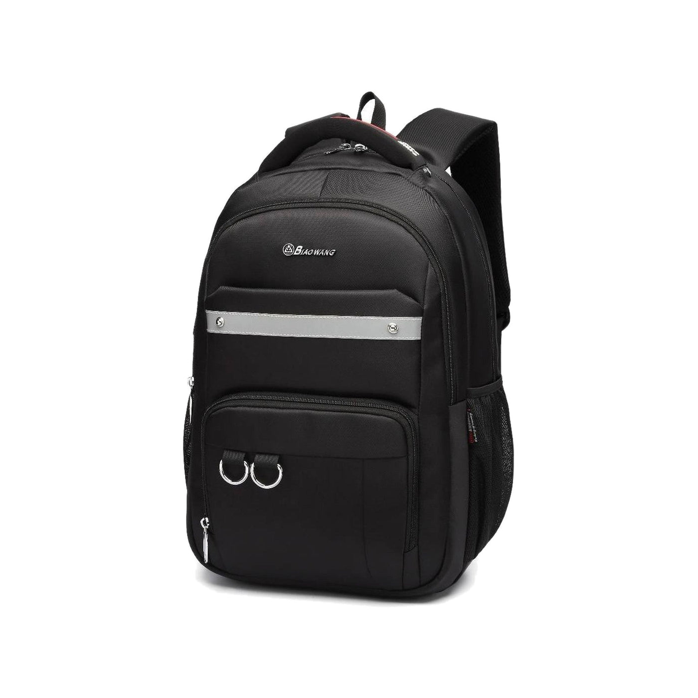 Biowang Sac à dos scolaire antivol grande capacité, sac pour ordinateur portable — vue produit sur fond blanc