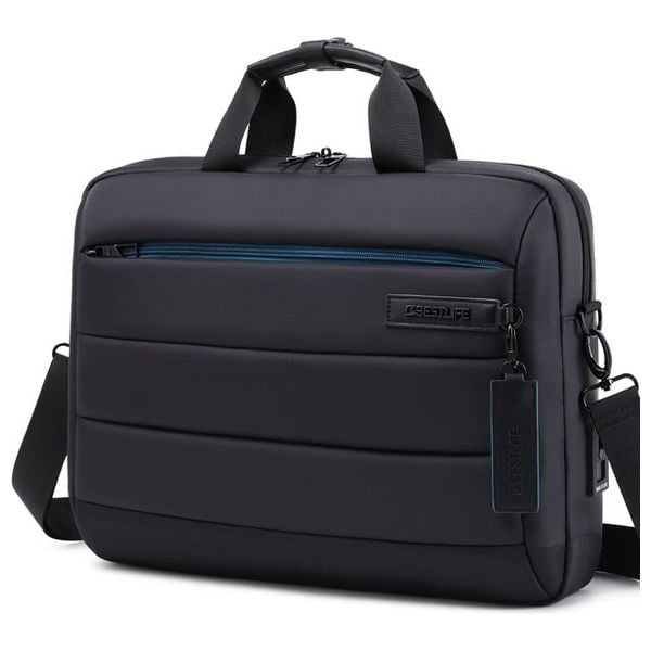 Cartable Ordinateur Portable 15.6” avec Port USB – Sacoche PC Étanche & Professionnelle — vue 1