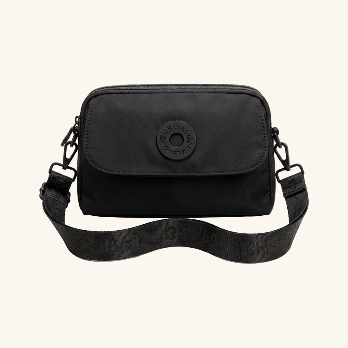Sac Bandoulière Femme Noir – Petit Sac Crossbody Imperméable Nylon | Sac à Main - vue principale