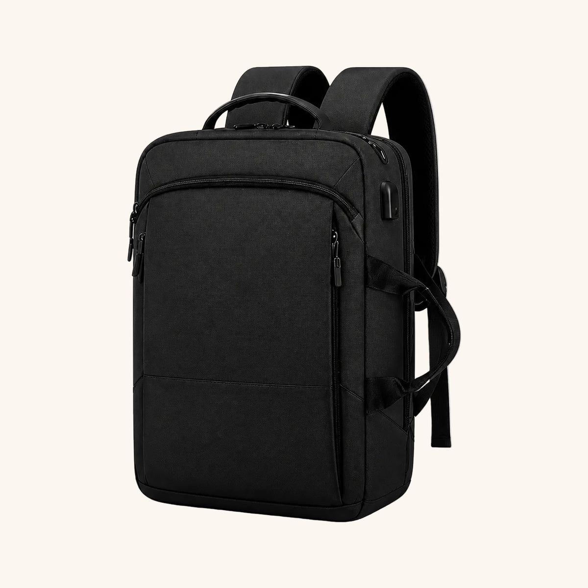 Sac � dos cabine Ryanair 40x20x25 cm - Bagage gratuit garanti Noir sans logo ni texte