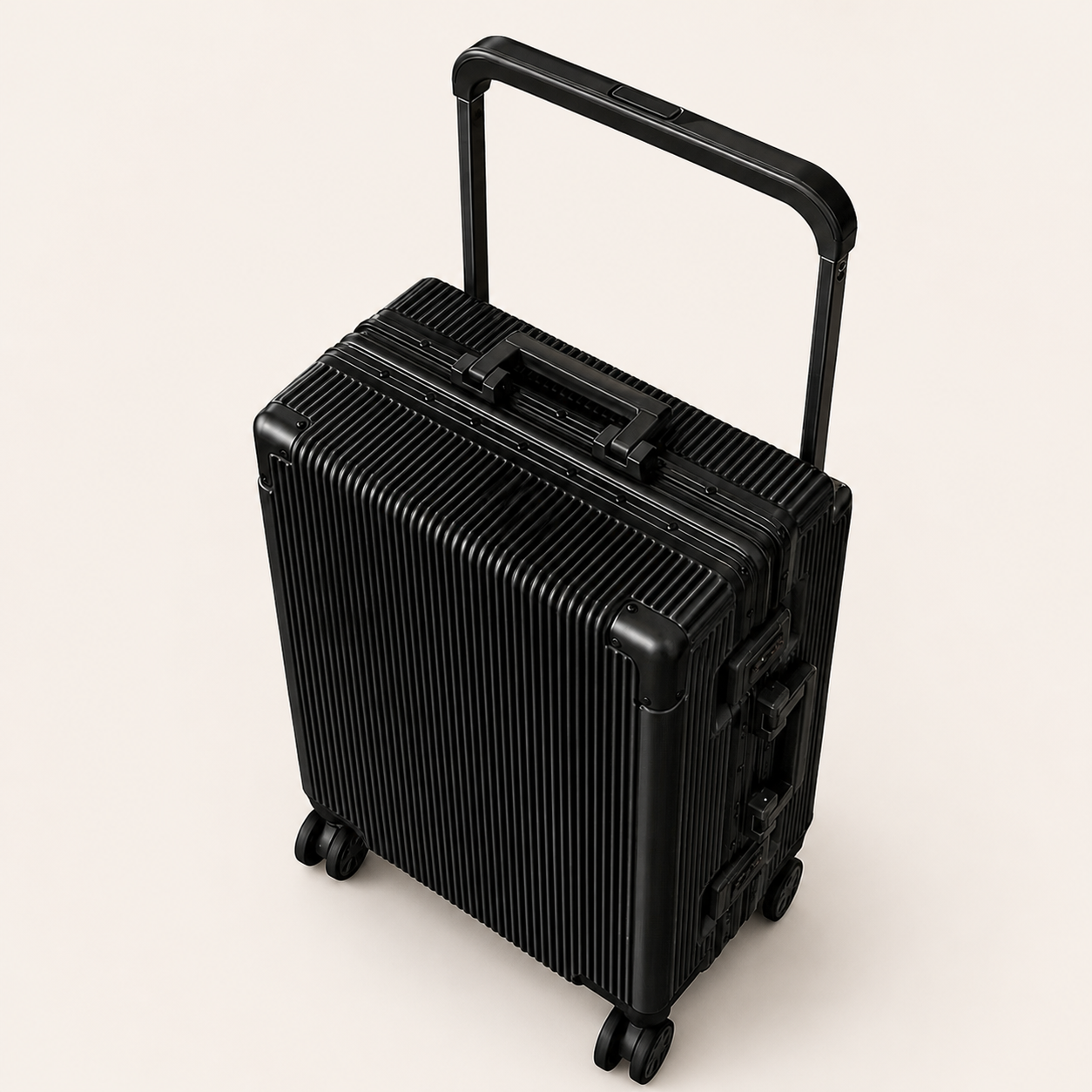 AMNAS'S LuGGAGE Noir / Cabine sans logo ni texte