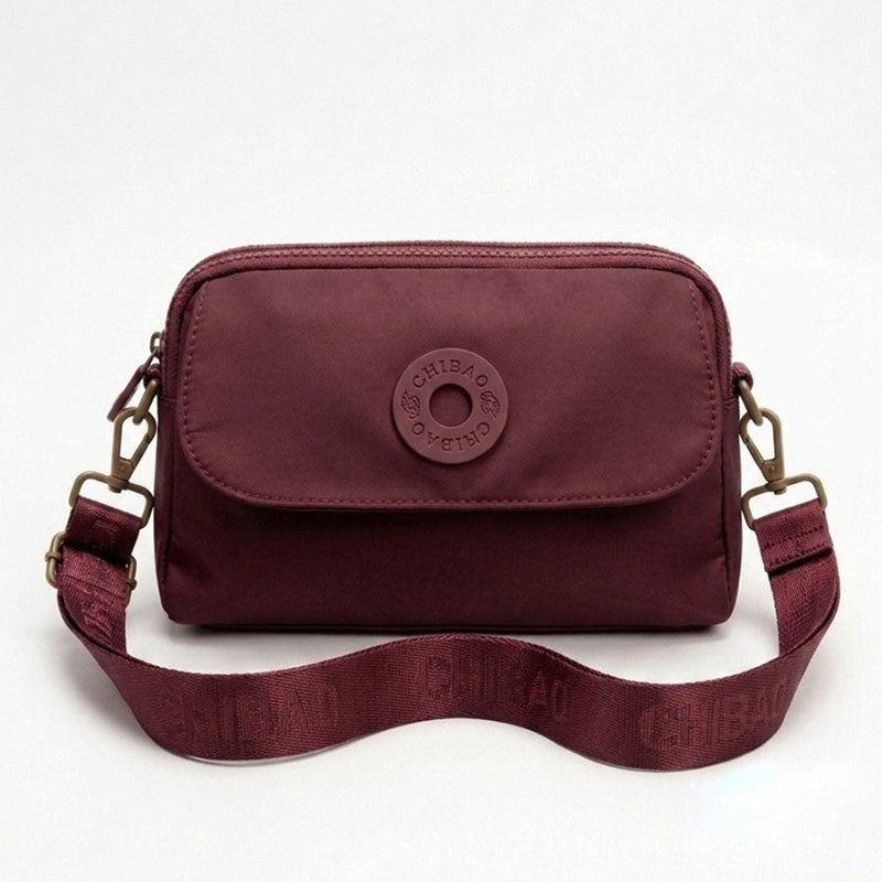 Sac Bandouliere Chibao Bordeaux - Valisa Maroc