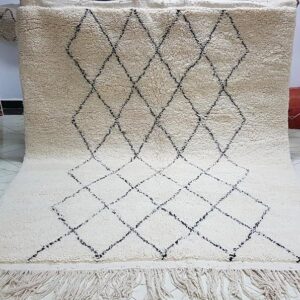 Original Handcrafted Vintage Beni Ourain Carpet RBW1WB