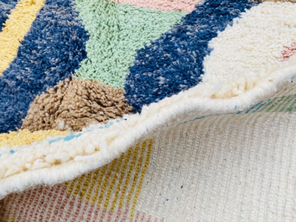 Original Handcrafted Vintage Beni Ourain Carpet in All Sizes Genuine Wool Area Rug - Image 6