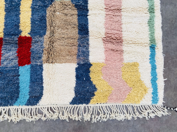 Original Handcrafted Vintage Beni Ourain Carpet in All Sizes Genuine Wool Area Rug - Image 8