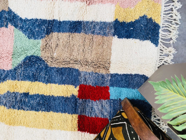 Original Handcrafted Vintage Beni Ourain Carpet in All Sizes Genuine Wool Area Rug - Image 10