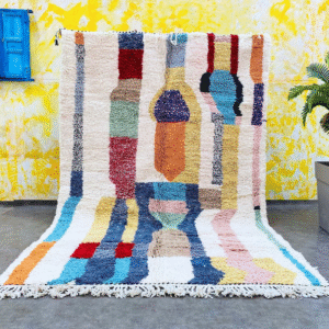 Original Handcrafted Vintage Beni Ourain Carpet in All Sizes Genuine Wool Area Rug
