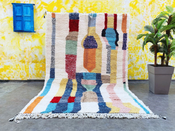 Original Handcrafted Vintage Beni Ourain Carpet in All Sizes Genuine Wool Area Rug