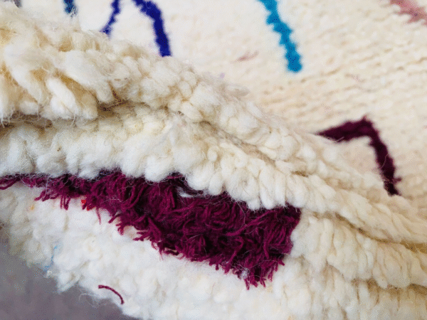 Original Handcrafted Vintage Beni Ourain Carpet in All Sizes Genuine Wool Area Rug - Image 10
