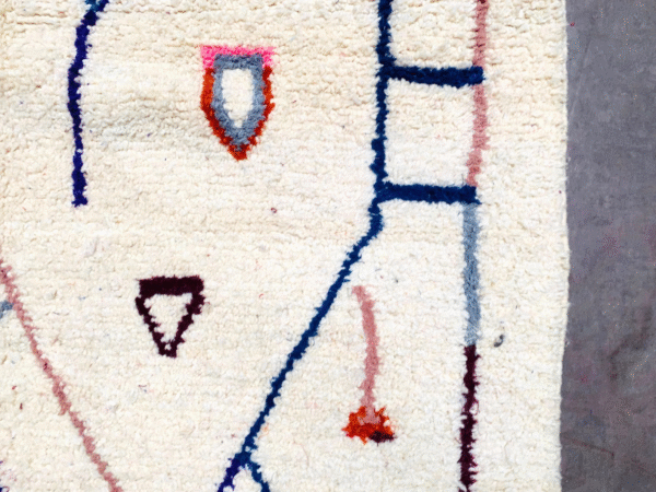 Original Handcrafted Vintage Beni Ourain Carpet in All Sizes Genuine Wool Area Rug - Image 8