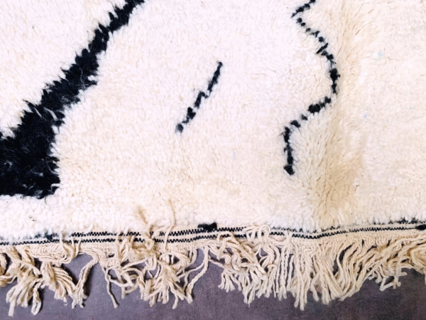 Original Handcrafted Vintage Beni Ourain Carpet in All Sizes Genuine Wool Area Rug - Image 4