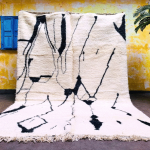 Original Handcrafted Vintage Beni Ourain Carpet in All Sizes Genuine Wool Area Rug
