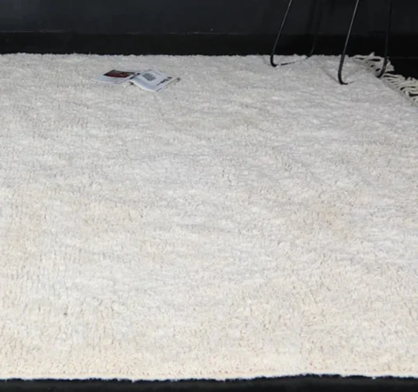 Authentic Cream Vintage Beni Ourain Carpet RBW1CM - Image 3