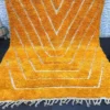 Original Handcrafted Vintage Beni Ourain Carpet Mustard RBW1MU - Image 2