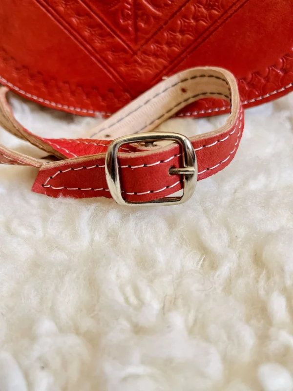 Women's Moroccan Leather Shoulder Bag – Handmade & Stylish - Image 10