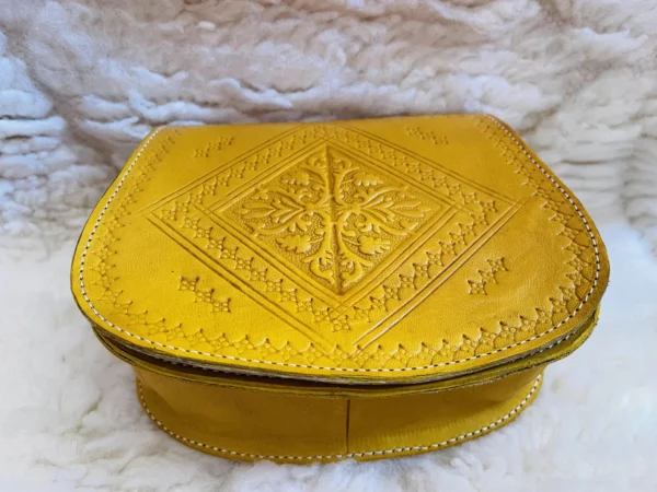 Women's Moroccan Leather Shoulder Bag – Handmade & Stylish - Image 9