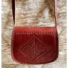 Women's Moroccan Leather Shoulder Bag – Handmade & Stylish - Image 4