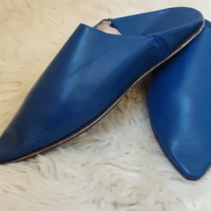 100% leather Moroccan slippers Men's leather handmade babouche  slippers