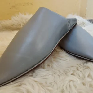 100% leather Moroccan slippers Men's leather handmade babouche  slippers