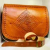 Women's Moroccan Leather Shoulder Bag – Handmade & Stylish