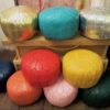 Moroccan leather pouf, Berber pouf, handmade round pouf - Image 6