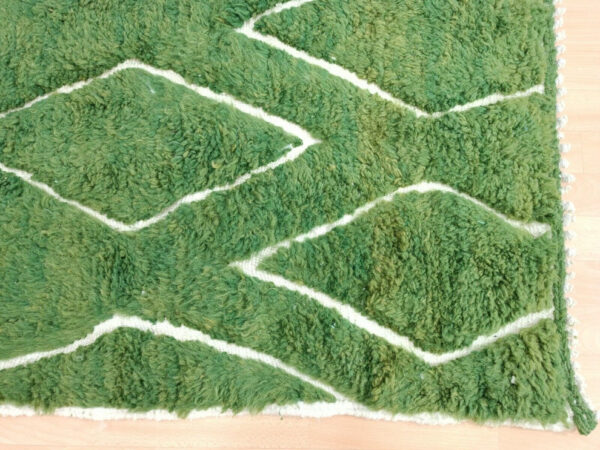 Green Vintage Beni Ourain Carpet RBW1GN - Image 2